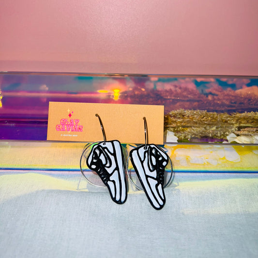 My shoe collection clay earrings