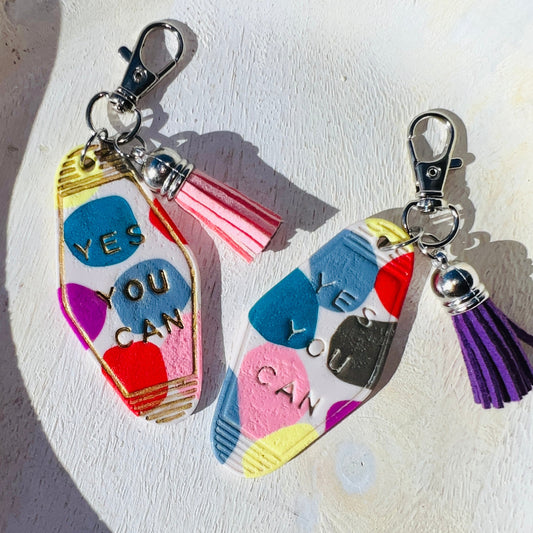 Yes You Can Key Chains